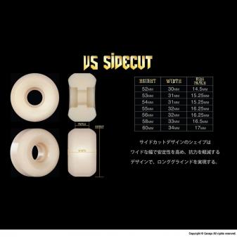 BONES WHEELS X-FORMULA P-ROD V5 SIDECUT 95A PRO 54mm スケート