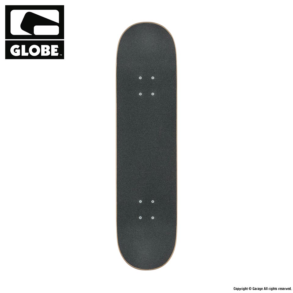 GLOBE G0 BLOCK SERIF WHITE / RED 8.0 x 31.625 コンプリート