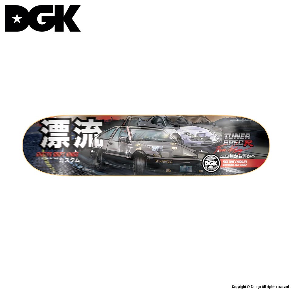 DGK SKATEBOARDS TUNER (LENTICULAR) 8.0 x 31.75 スケートボード 