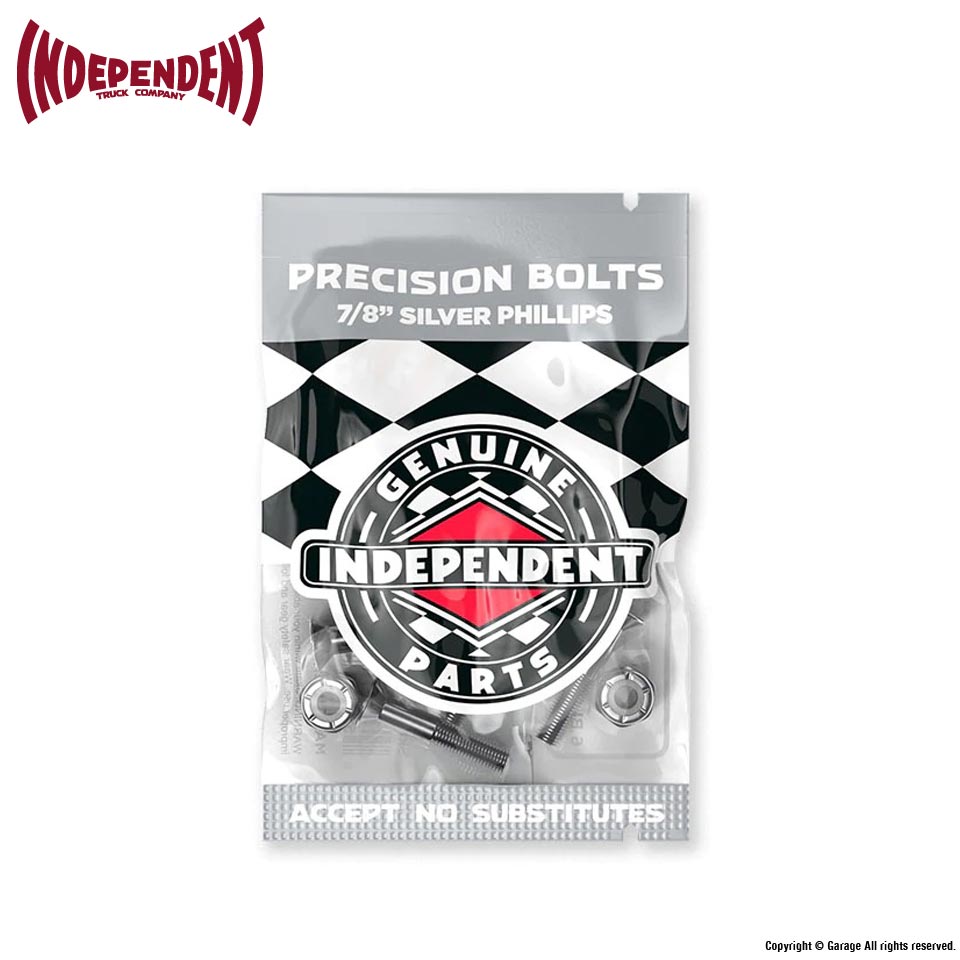 INDEPENDENT BOLTS 7/8" PHILLIPS BLACK/SILVER