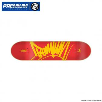PREMIUM SKATEBOARDS SPRAYTAG RED KIDS 7.25 x 29.5