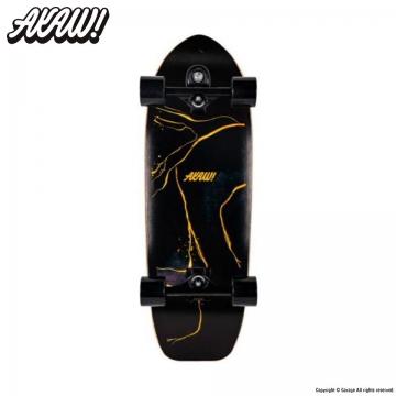 AKAW! MARBLE WAVE BLACK 30.75 x 9.625 x 16