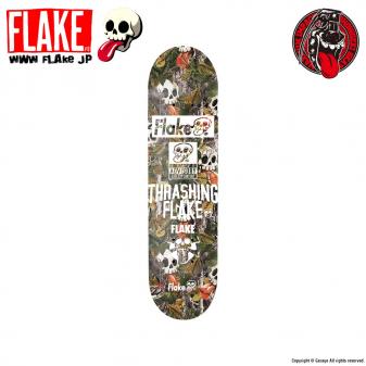 FLAKE x SHOWGEKI CAMOUFLAGE SKATE DECK KIDS 7.125 x 27.875