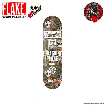 FLAKE x SHOWGEKI CAMOUFLAGE SKATE DECK KIDS 6.875 x 26.125