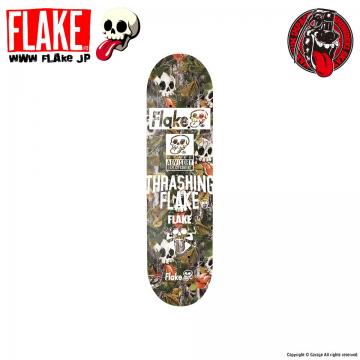 FLAKE x SHOWGEKI CAMOUFLAGE SKATE DECK KIDS 6.875 x 26.125