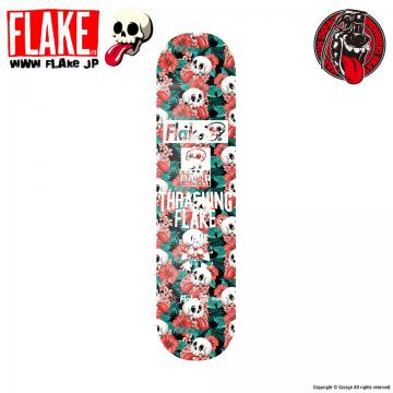 FLAKE x SHOWGEKI HIBISSCUS SKATE DECK KIDS 7.5 x 31.125
