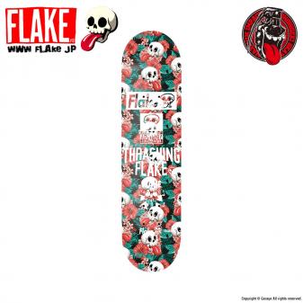 FLAKE x SHOWGEKI HIBISSCUS SKATE DECK KIDS 7.375 x 29.625