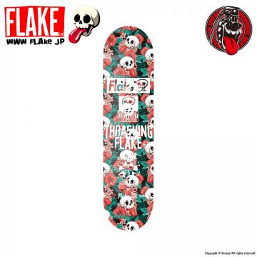 FLAKE x SHOWGEKI HIBISSCUS SKATE DECK KIDS 7.375 x 29.625