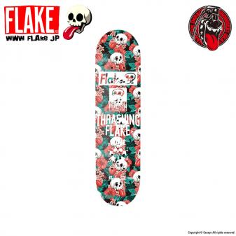 FLAKE x SHOWGEKI HIBISSCUS SKATE DECK KIDS 7.125 x 27.875