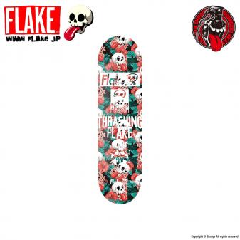 FLAKE x SHOWGEKI HIBISSCUS SKATE DECK KIDS 6.875 x 26.125