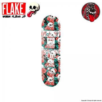 FLAKE x SHOWGEKI HIBISSCUS SKATE DECK KIDS 6.875 x 26.125