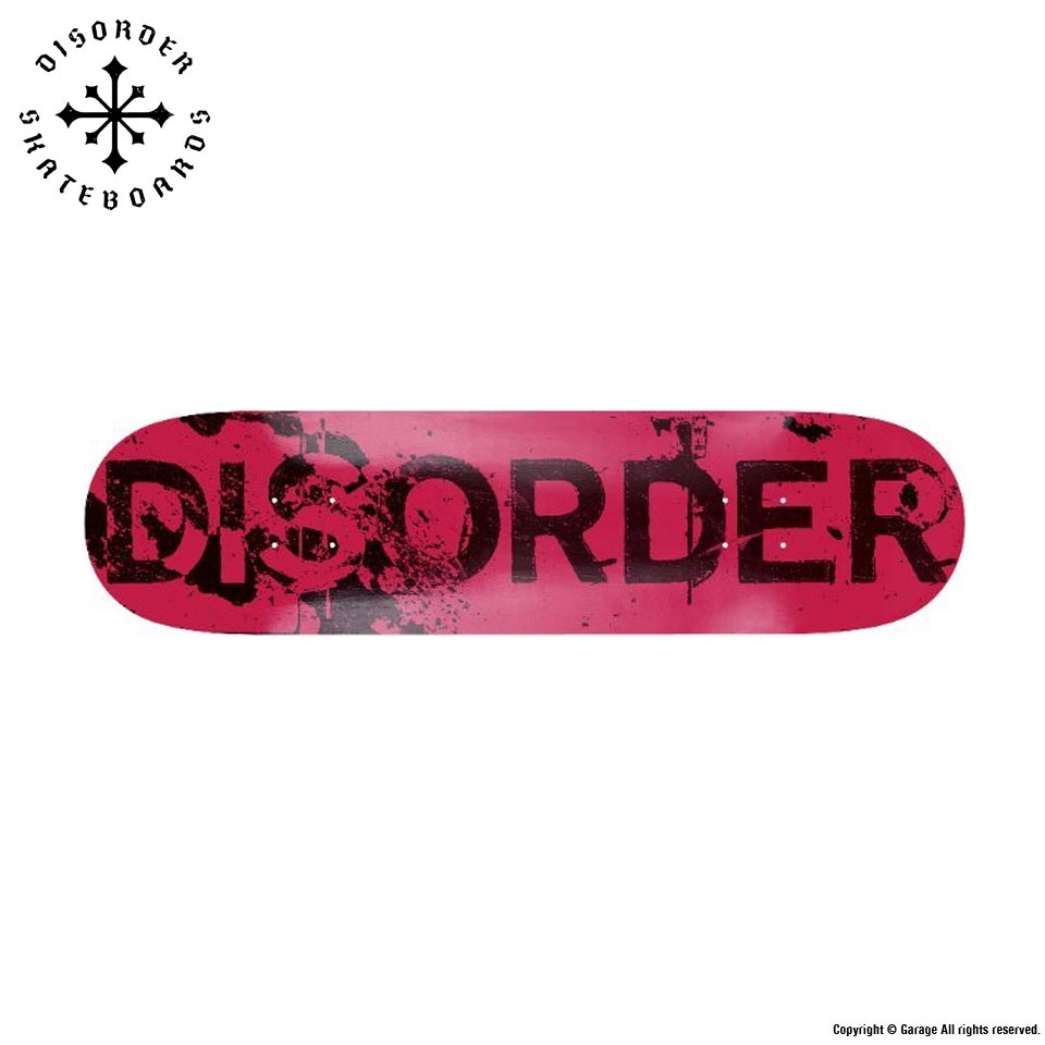 DISORDER（ディスオーダー）SKATEBOARDS 最新デッキ入荷 スーパー