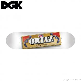 DGK SKATEBOARDS PAPERS CHAZ ORTIZ 8.125