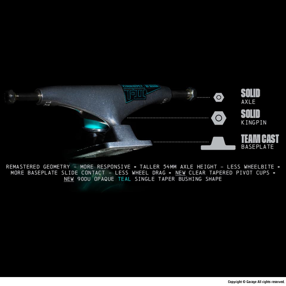 THUNDER TRUCKS T Ⅱ POLISHED 147 SET スケートボード(スケボー