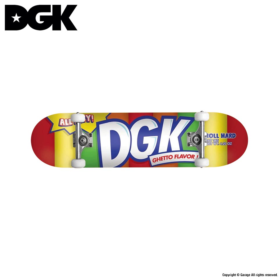 DGK SKATEBOARDS SUGAR RUSH KIDS 7.25 x 29 コンプリート スケート