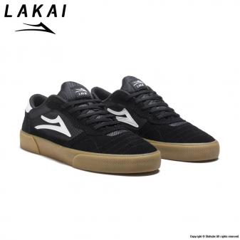 LAKAI LIMITED FOOTWEAR CAMBRIDGE BLACK/GUM SUEDE 9.5(27.5cm