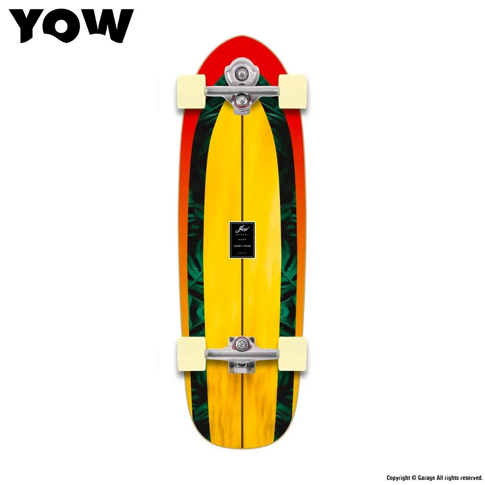 YOW SURFSKATE LAKEY PEAK 32 x 9.875 x 18.5 スケートボード(スケボー)&サーフスケート専門店 | Garage