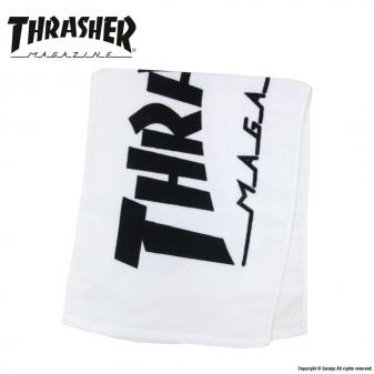 THRASHER FACE TOWEL WHITE