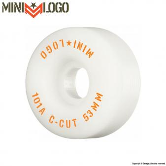 MINI LOGO SKATEBOARDS WHEELS C-CUT "2" 101A 53mm