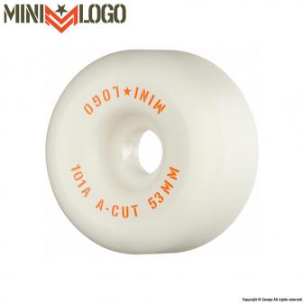 MINI LOGO SKATEBOARDS WHEELS A-CUT "2" 101A 53mm